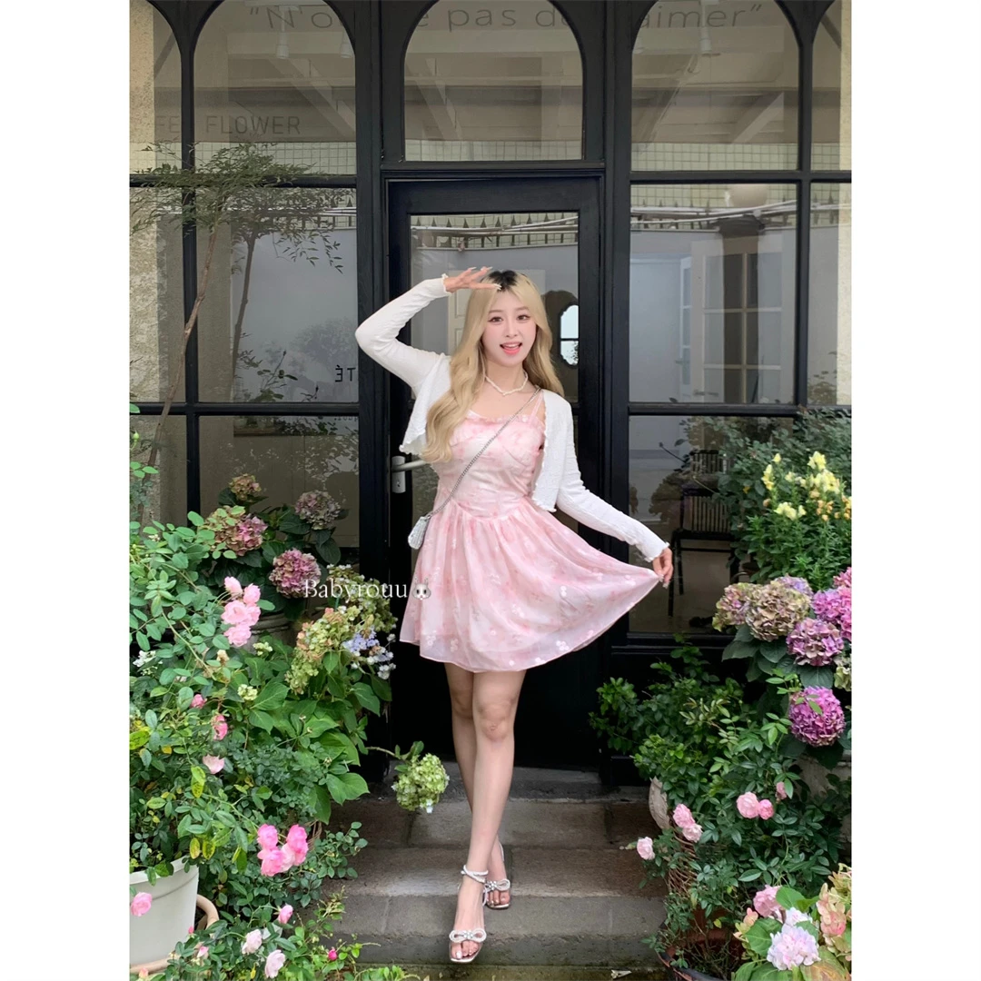 XM口188245【初恋智秀の开衫】春季法式小众甜美气质开衫