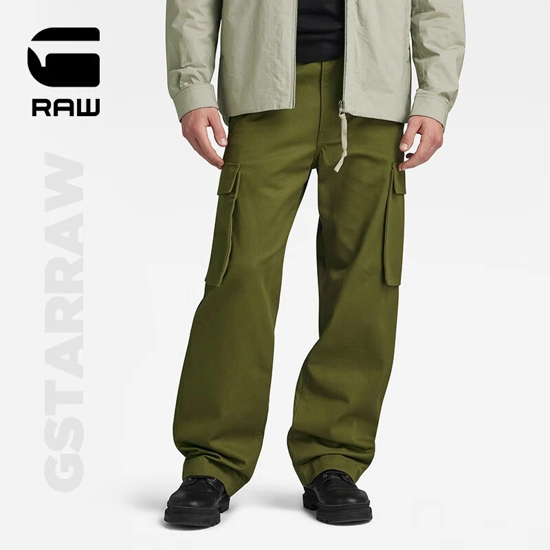 G-STAR RAW23秋新品Renato男士中腰直筒工装休闲裤美式高街D23634