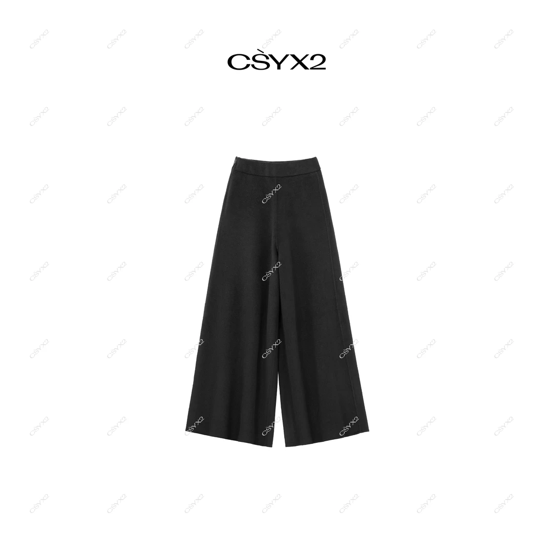 CsyX2-2025A/W 秋冬新品侧缝线阔腿休闲裤CA4DK010