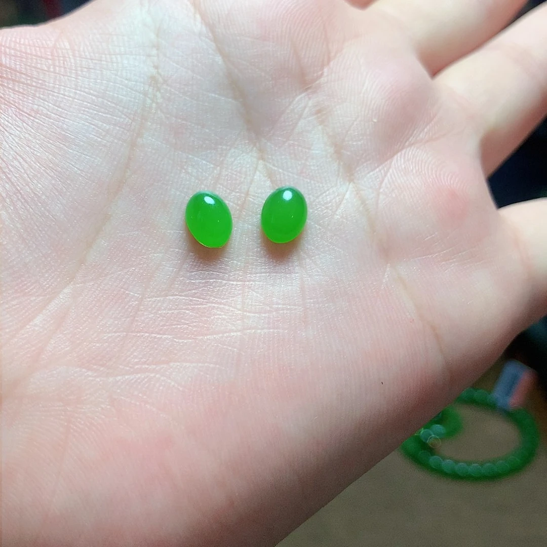 和田玉（碧玉）裸面不退不换未镶嵌