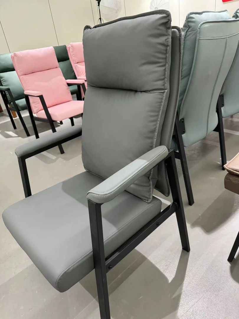 猫爪皮简约轻奢家用棋牌靠背椅手工客厅阳台（1套椅子4把）