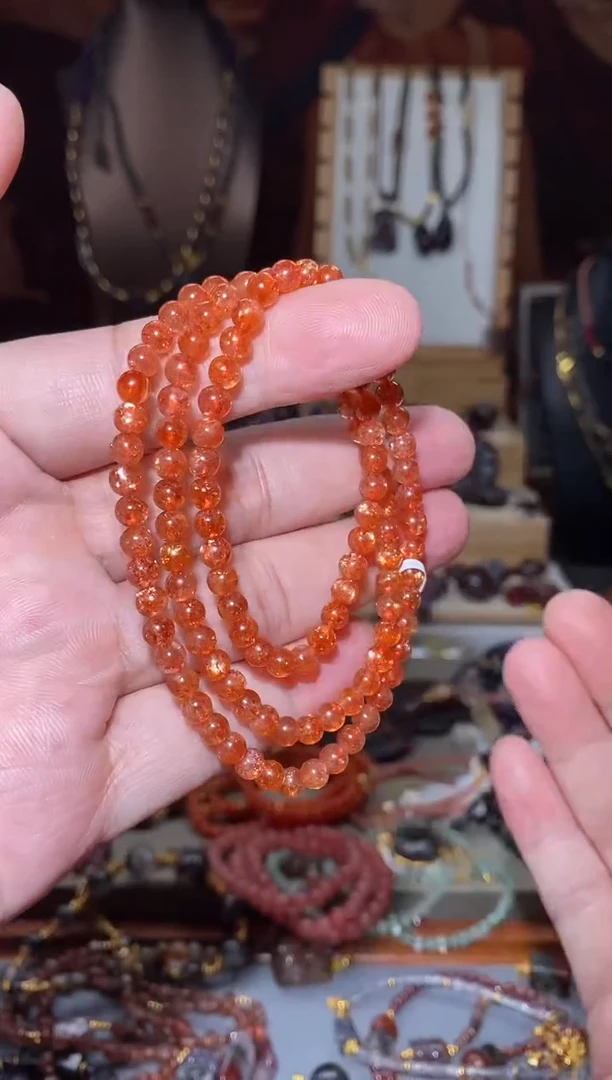 【闪购商品】长石三圈金太阳未镶嵌多样性发其一