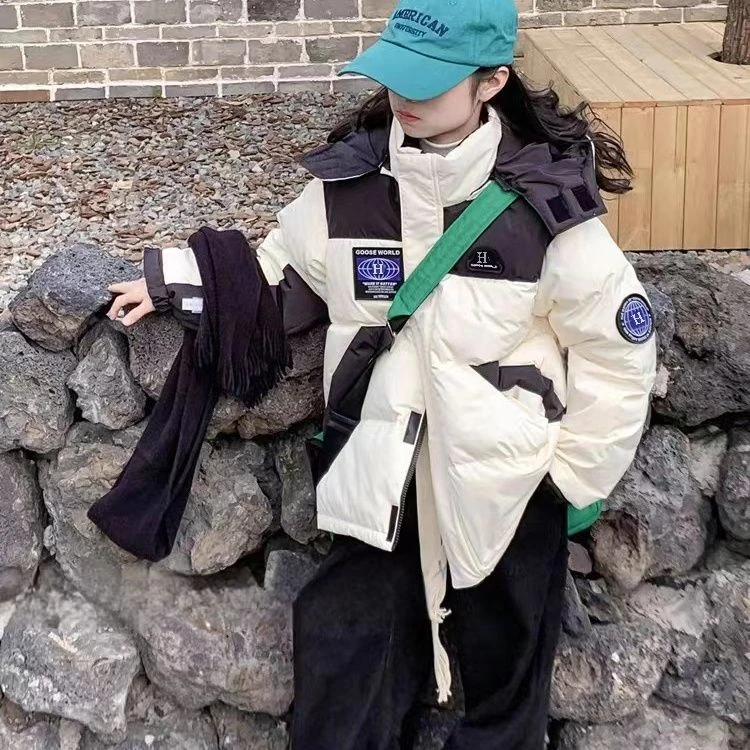 【巴拉甄选】儿童羽绒服2023冬季新款国潮休闲男女童加厚鸭绒