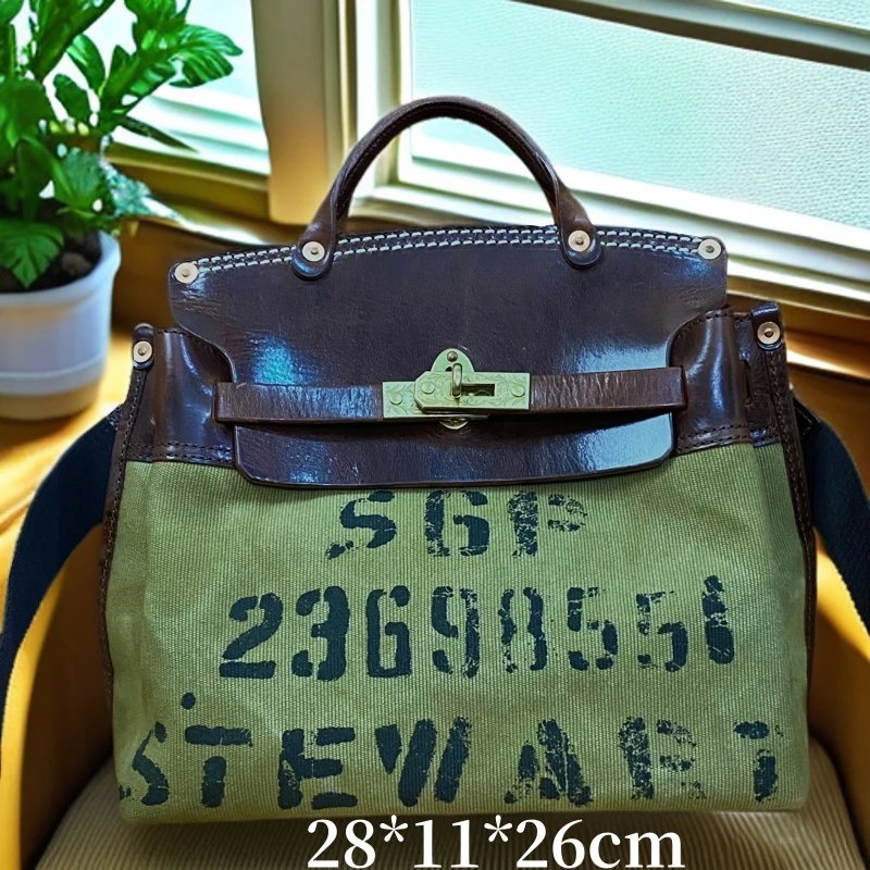 【双工牌手工皮具】百搭经典手拎大号肩包斜挎铂金凯丽托特包992