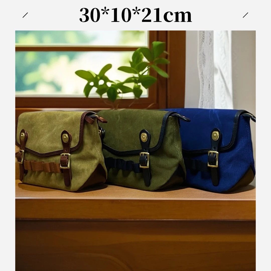 【双工牌】复古休闲百搭经典轻奢手拎大号肩包斜挎水桶包邮差包987