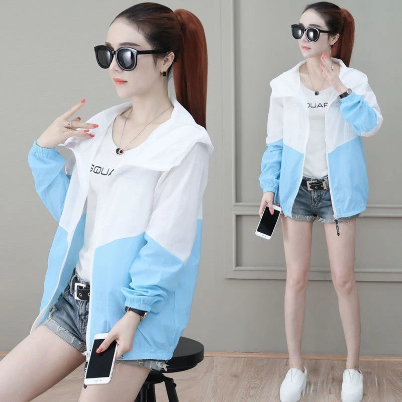 短款防晒衣女2025夏季新款韩版时尚百搭轻薄透气户外防紫外线外套