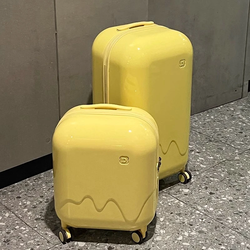 拉杆箱万向轮轻便行李箱女学生雪糕密码旅行箱子男网红日本高颜值