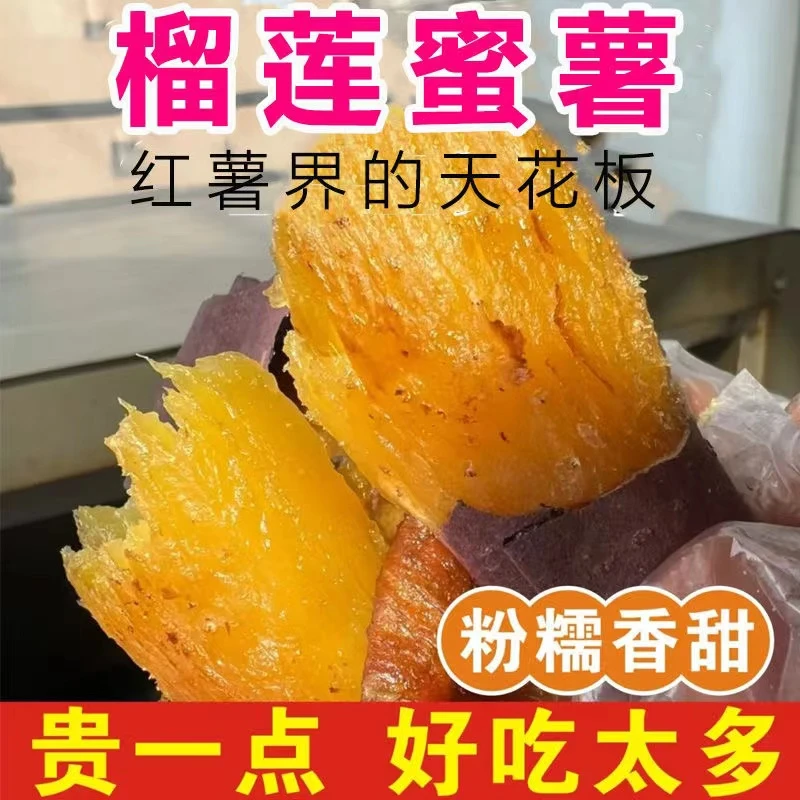 正宗鸣门金时榴莲蜜薯香甜软糯烤吃流蜜粉糯甜好吃不贵新鲜直发