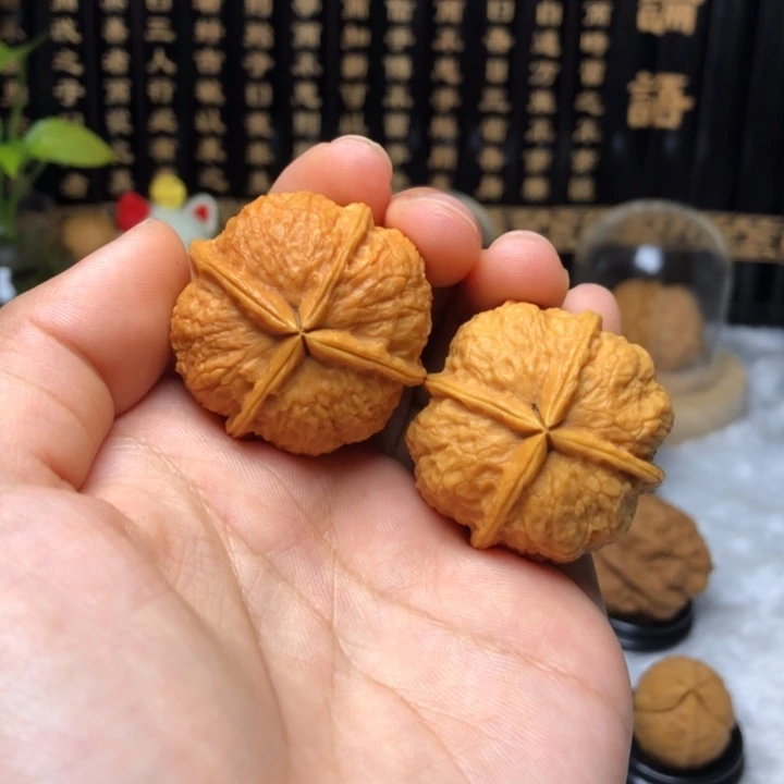 橄榄核吊坠65四喜小四楞