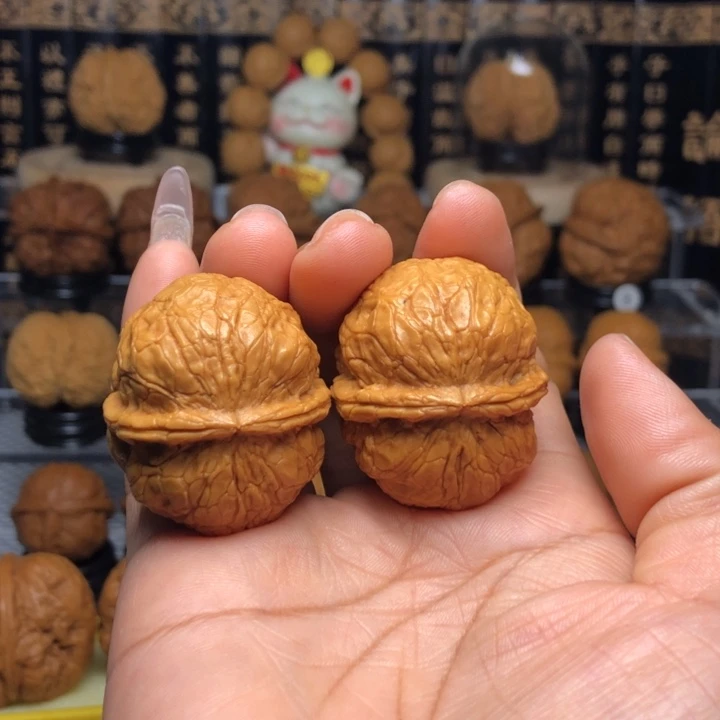 橄榄核吊坠水***可59野生铁核桃