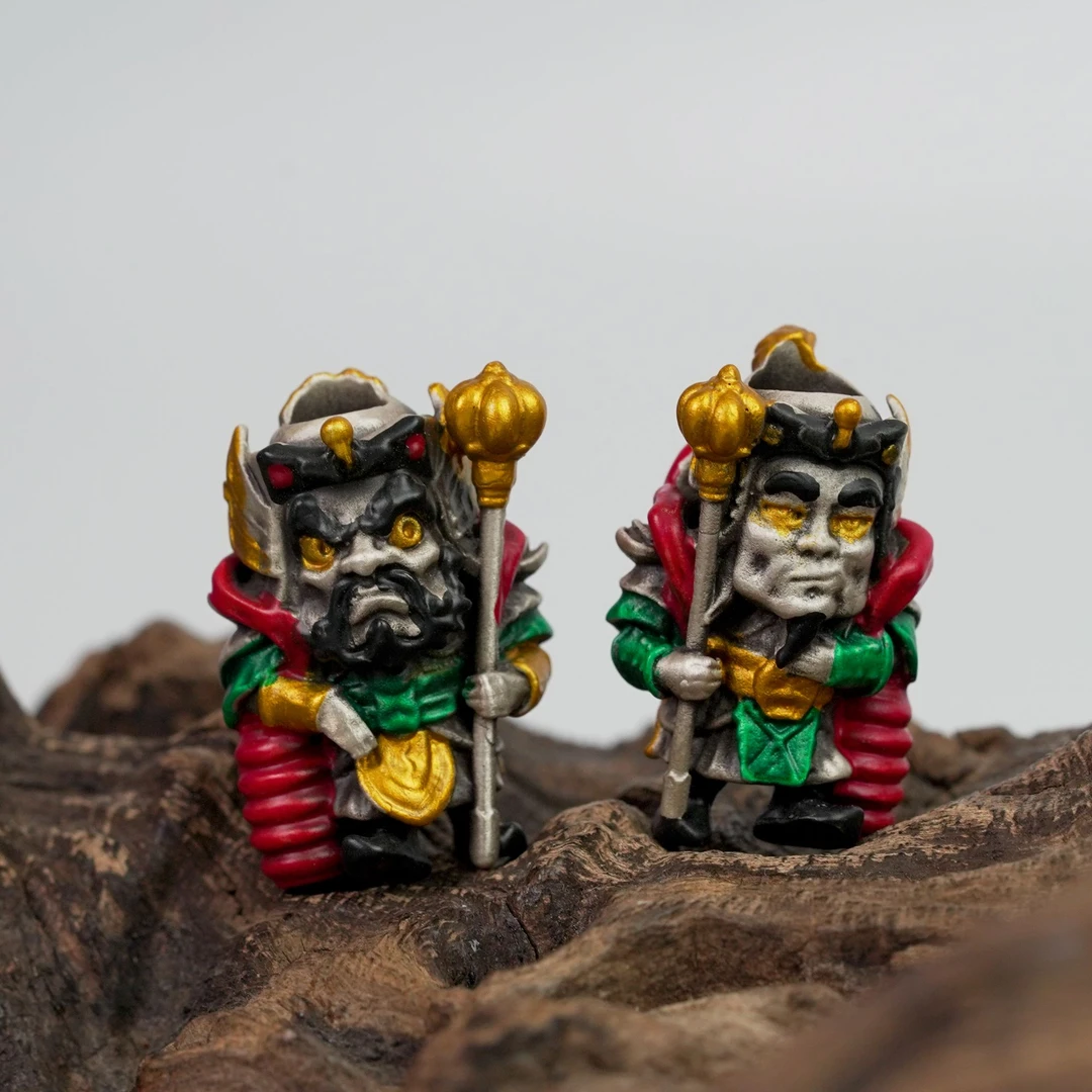 显若 吊坠925银 国风系列之《门神神荼郁垒》吊坠 显若原创雕刻手作