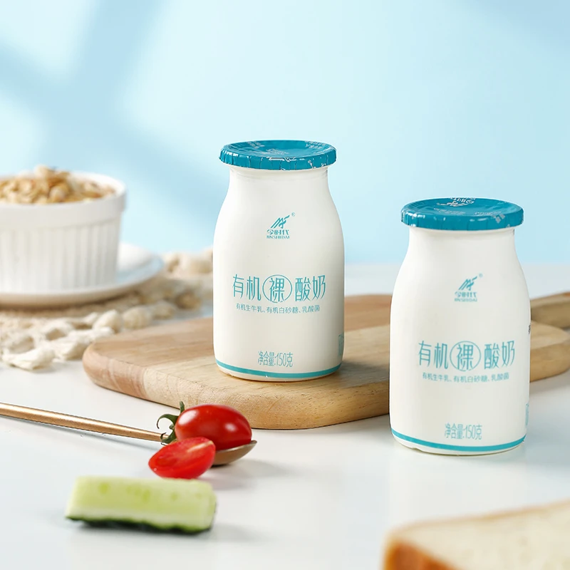 今时代低温有机裸酸奶风味发酵乳乳酸菌营养早餐代餐150克*12瓶