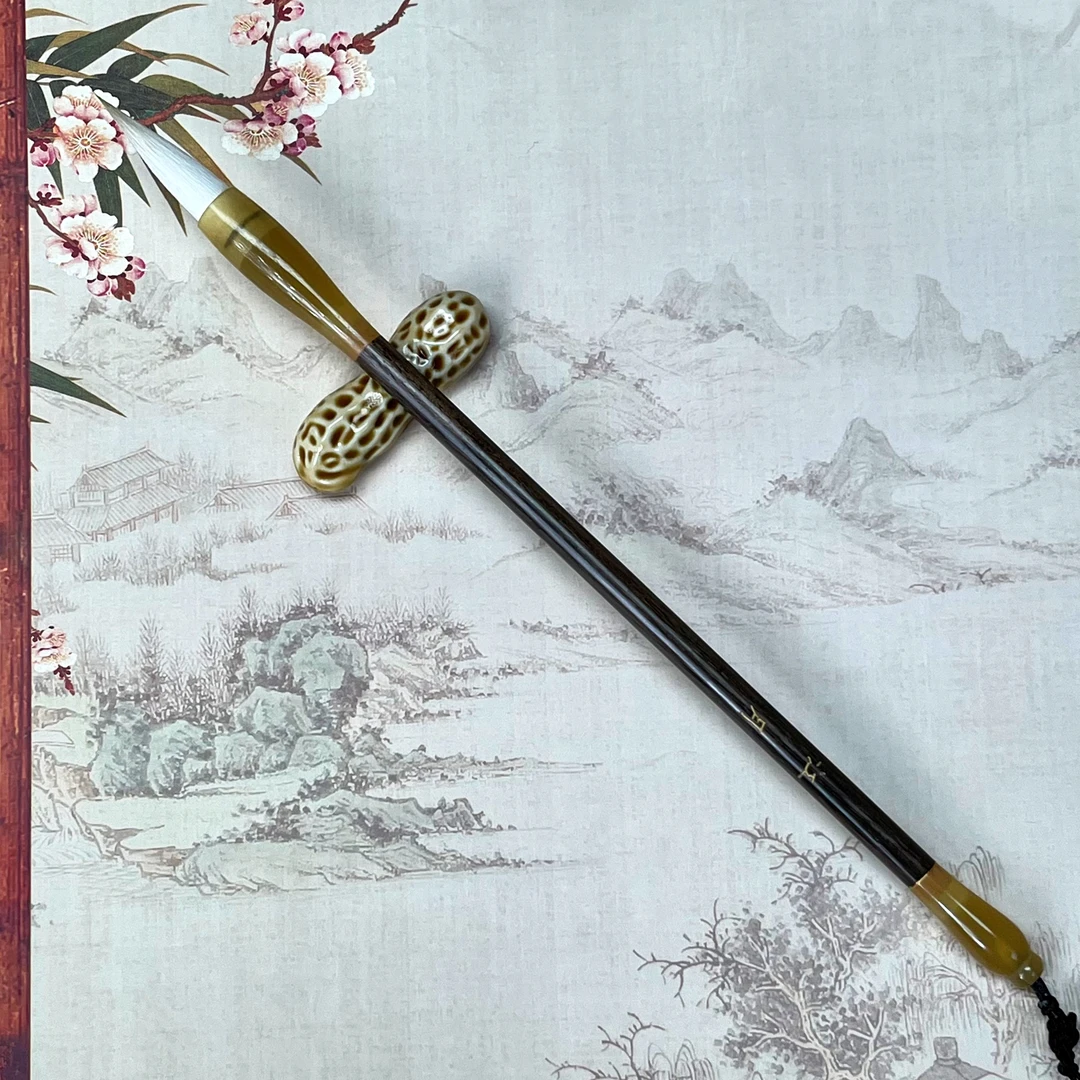 《江月》作品级 狼羊兼毫出锋3.7口径1cm