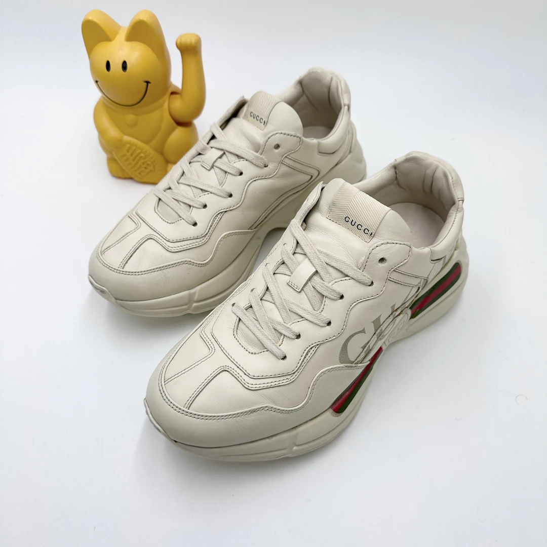 Gucci/40.5码/经典腰带Logo老爹鞋/98新