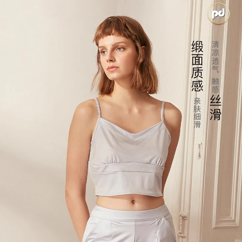 Phili lowland翡丽时尚性感舒适亲肤小吊带睡裙背心 wai103秋季