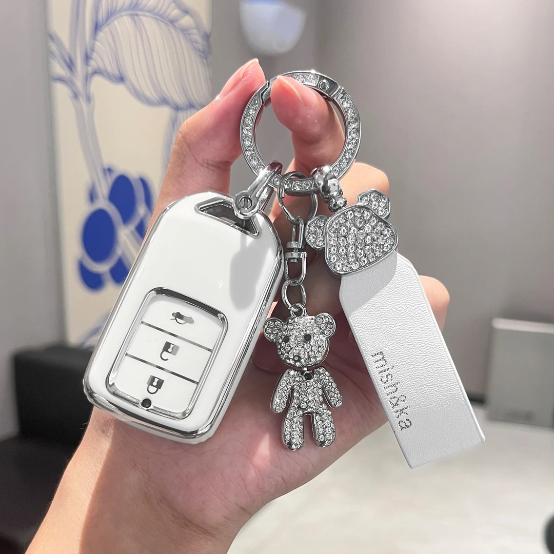 【本田】钥匙套缤智雅阁HRV思域XRV皓影凌派CRV亨域杰德飞度URV壳