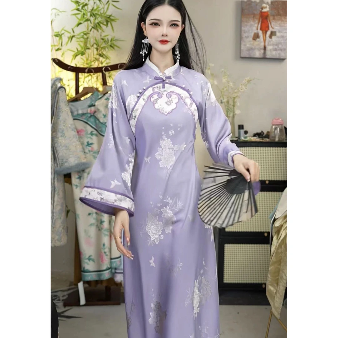 花享悦2024秋季新款复古中国风时尚气质日常女装套装（6362）