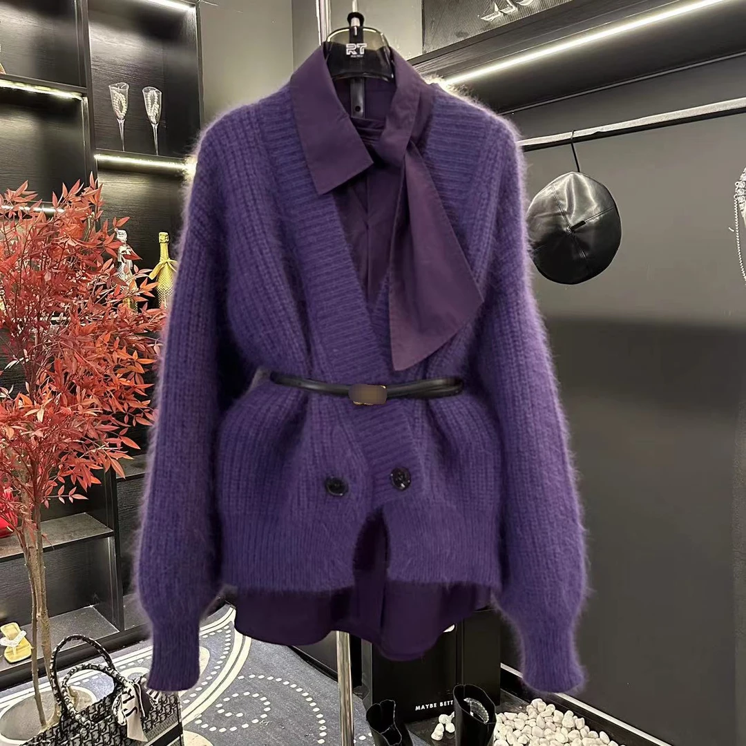 roiltrou【编号78】秋季新款显瘦时尚单毛衣开衫ZJ10231