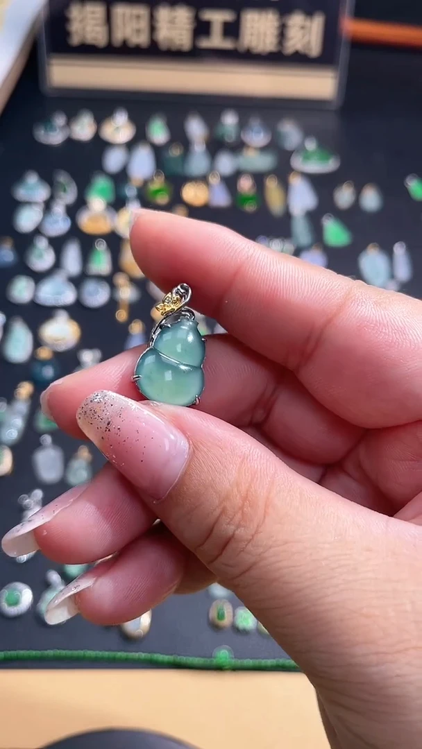 【闪购商品】翡翠吊坠(不含链)银S925镶嵌1