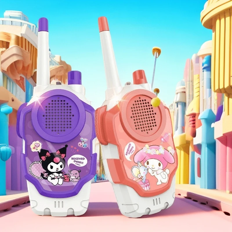 可爱对讲机玩具卡通充电无线传呼机远距离亲子互动户外玩具礼物