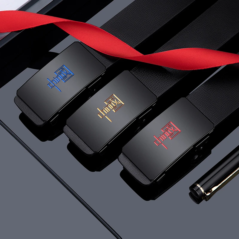 男士真皮皮带高档时尚潮流自动扣皮带中青年个性优质真皮裤腰带