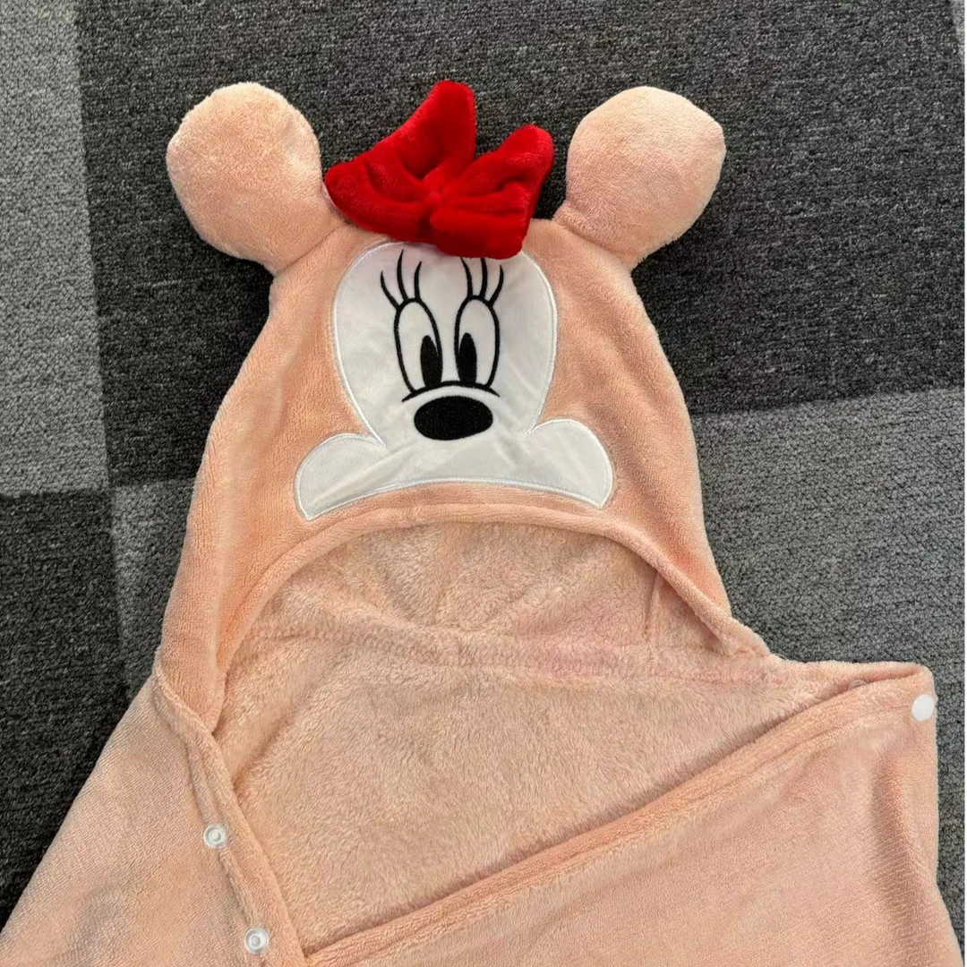 85*150cm连帽浴巾带帽斗篷浴袍柔软家用洗澡速干吸水加厚浴巾