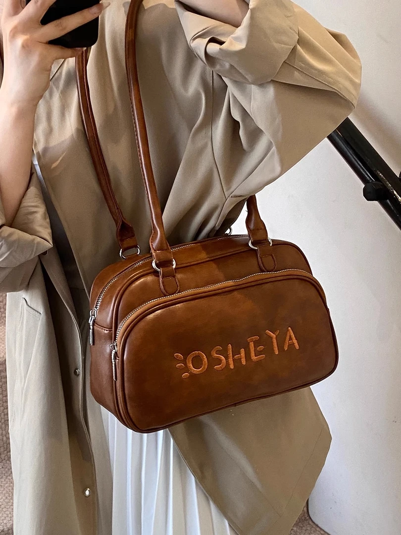 高级感复古小包包女2025新款春夏季通勤百搭单肩腋下包手提枕头包