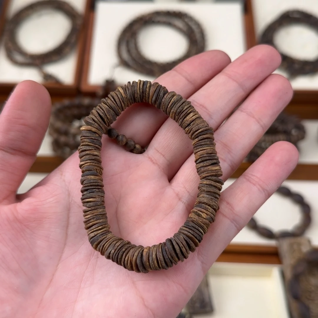 【闪购商品】沉香手串白棋片片珠手串