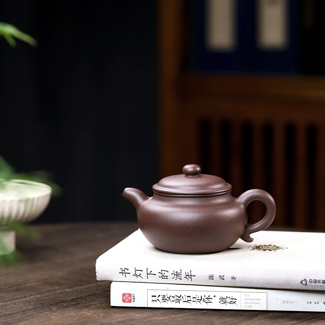 『藏壶』仿古 羊角山紫泥 200cc 半手工 原矿无添加