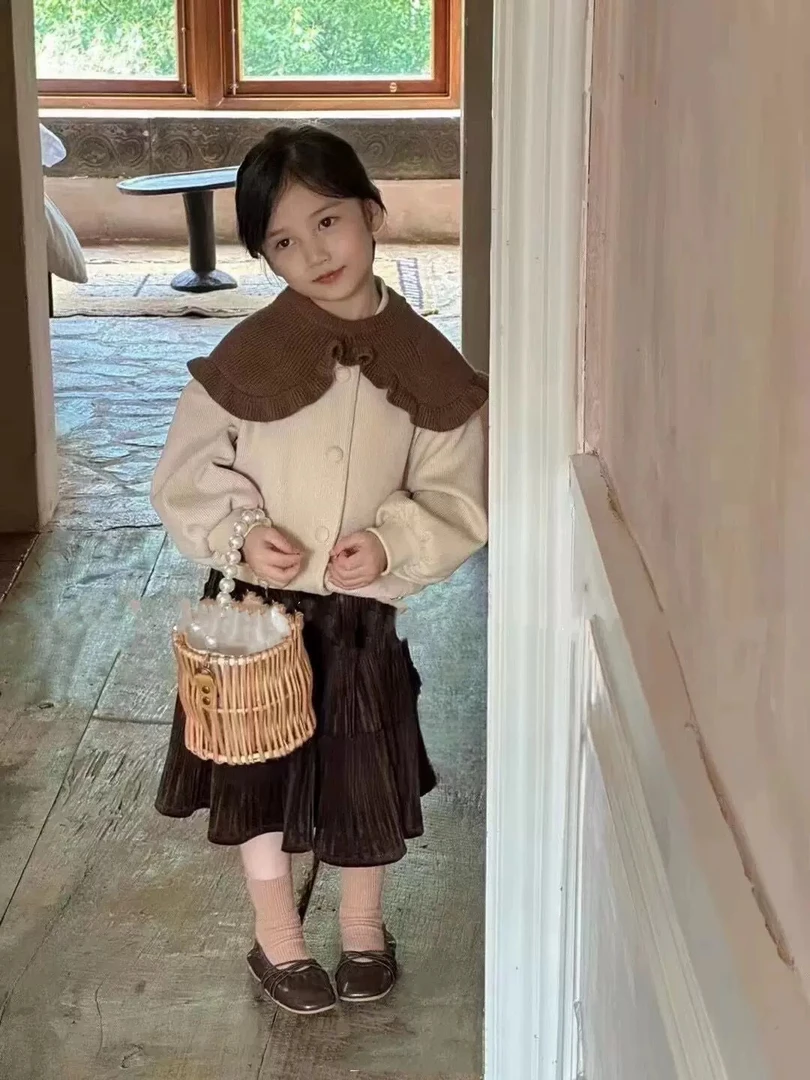 D9【DDW针织领边外套】童装