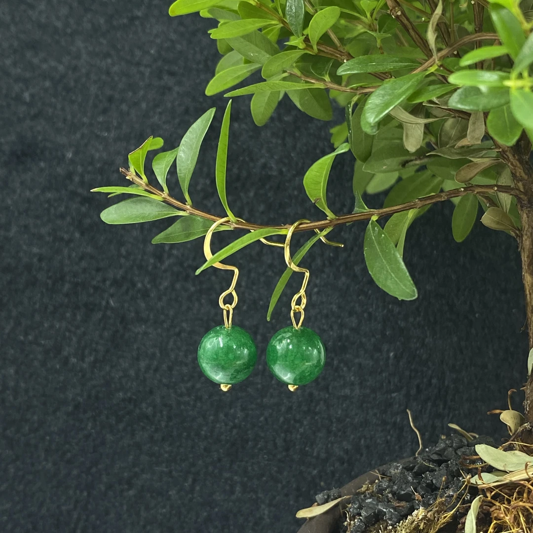 【灵韵珠宝】A01圆珠简约轻奢耳饰