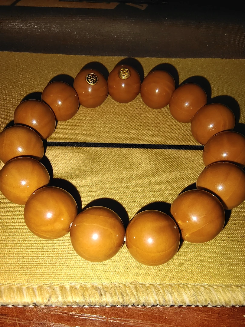 尺寸15+橄榄核圆珠手串精打底送礼佳品