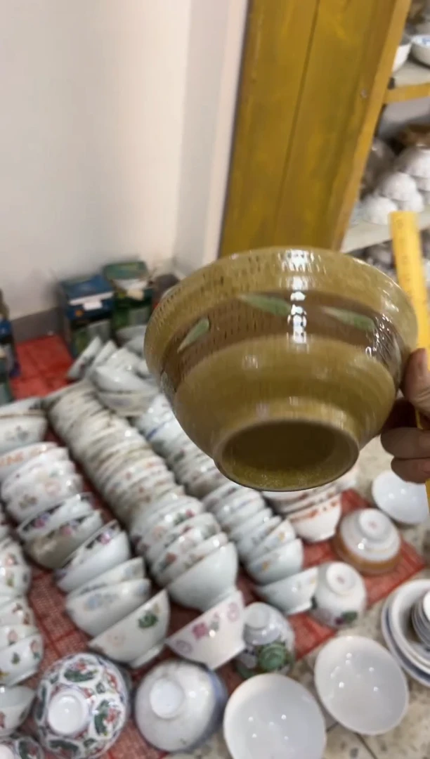 【闪购商品】摆件老瓷器老瓷碗14.8厘米土碗微瑕