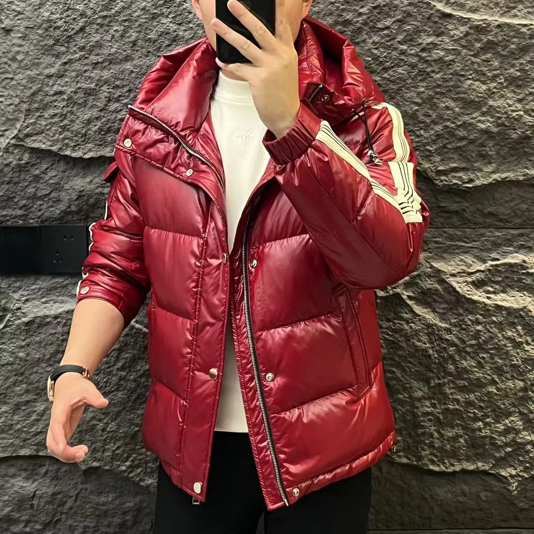 新款高端男士潮流百搭个性休闲羽绒服YR24122