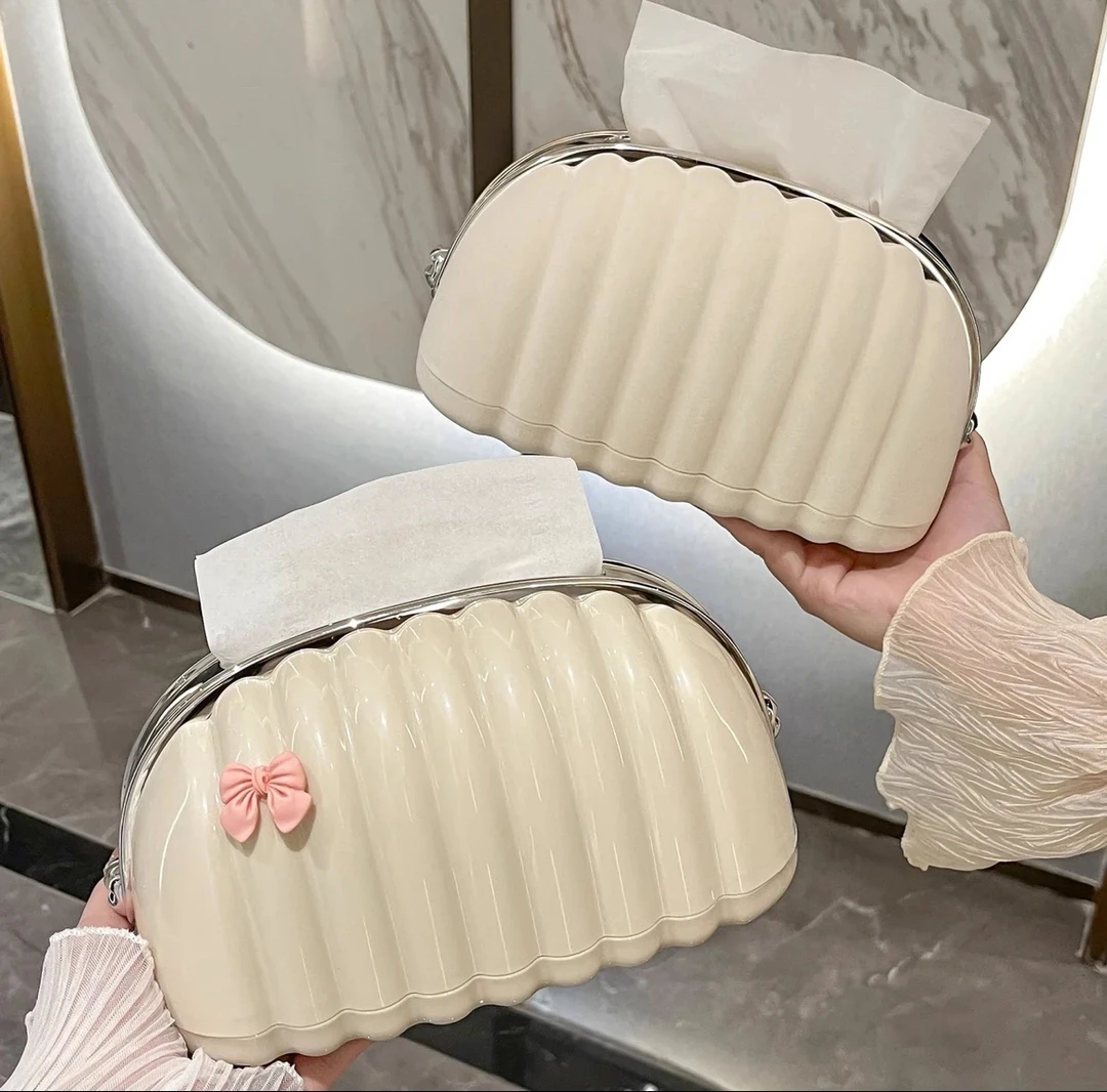 （新疆包邮）买一送一ins风高颜值纸巾盒客厅高档家用创意抽纸盒