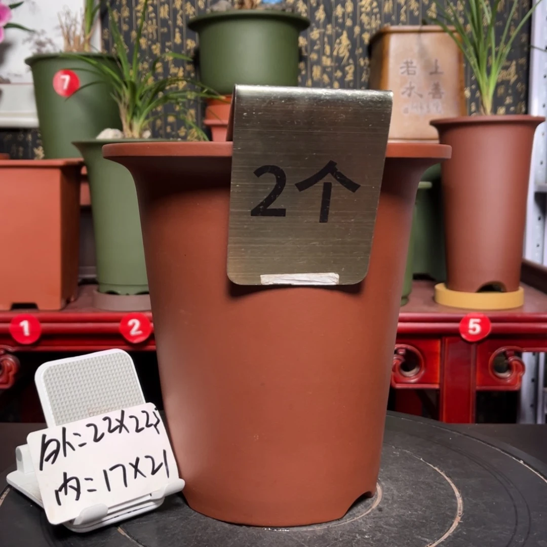 紫砂花盆紫砂花盆