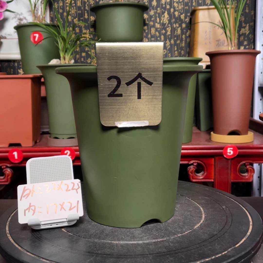 紫砂花盆紫砂花盆