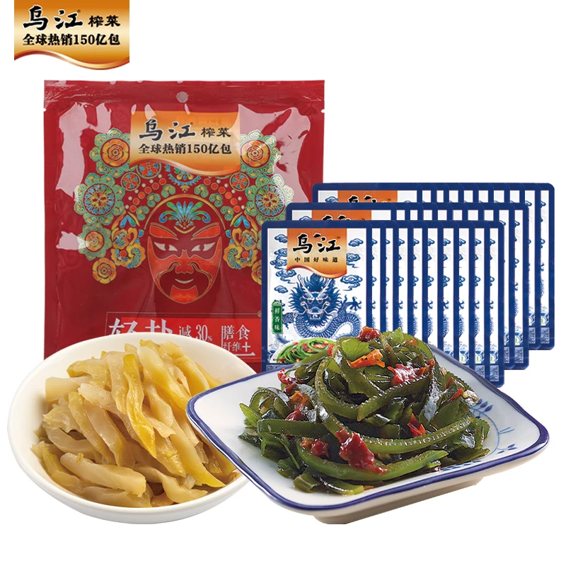 【乌江官方】海带丝榨菜丝组合1800g 解馋下饭菜 D1