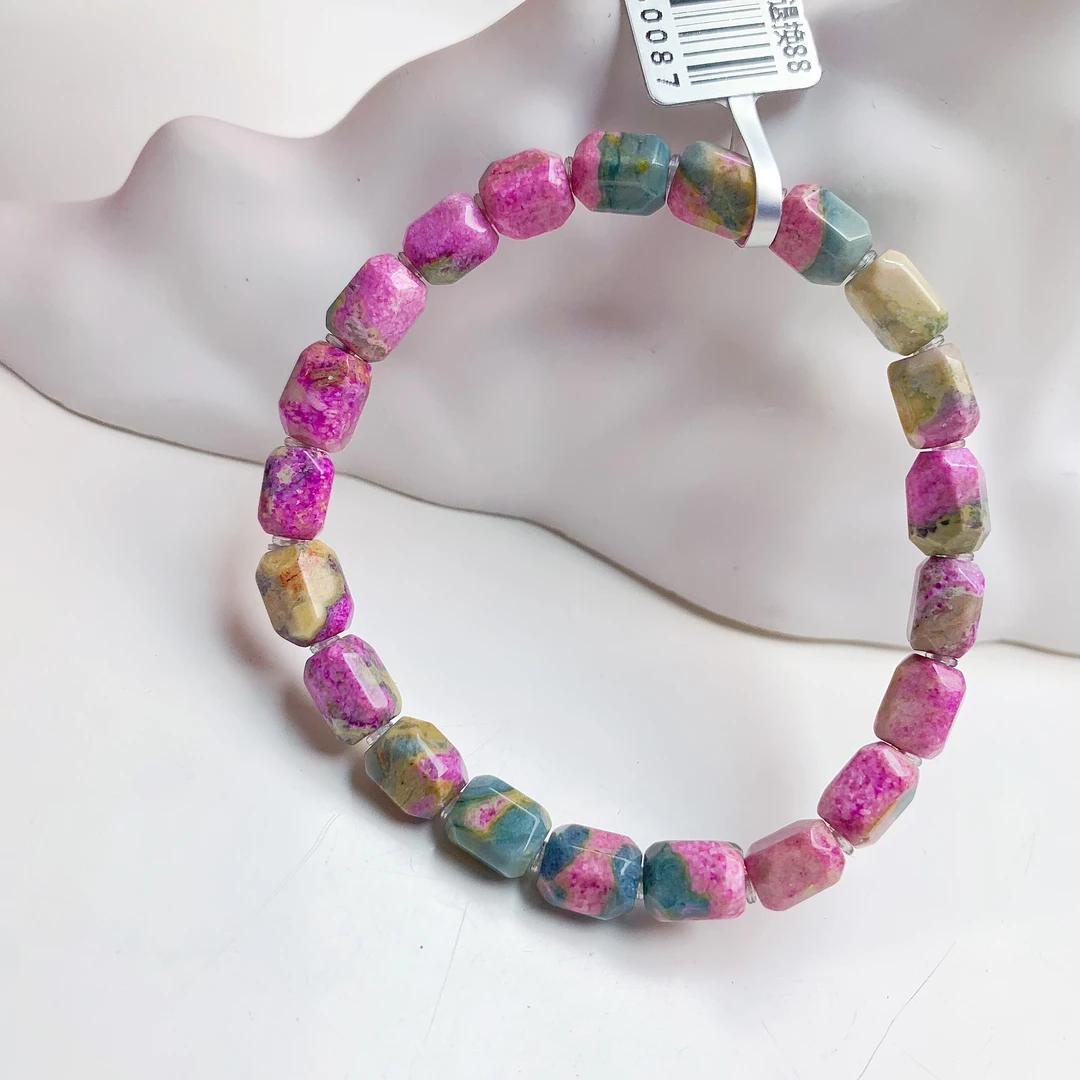 匡氏推荐 春带粉世家切面手链 Z-HL-A9946（多样性发一）