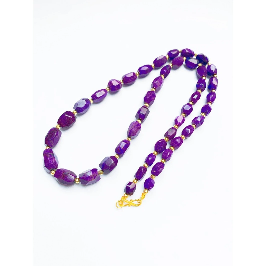 匡氏推荐18K殿宝级丝绒皇家紫项链 Z-HL-A9063（多样性发一）