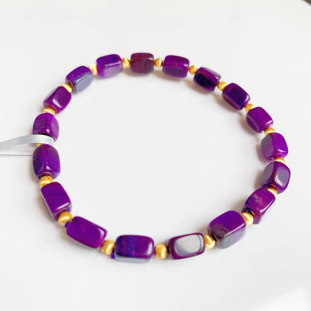 X匡氏推荐  收藏级帝王紫方糖手链  Z-HL-A9628（多样性发一