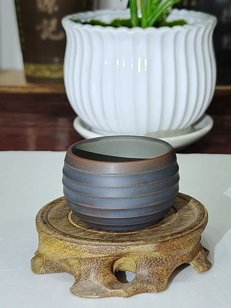 坭兴陶螺纹主人杯