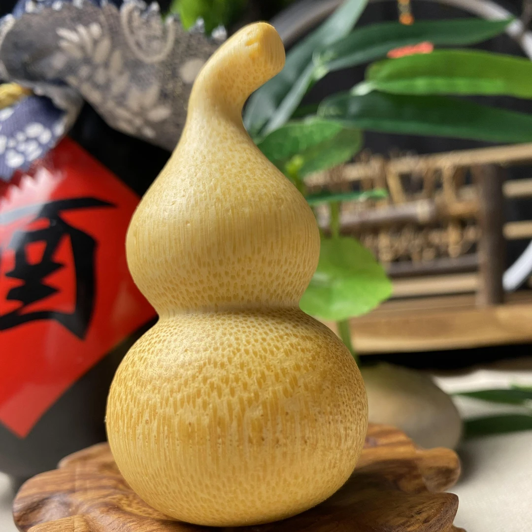 福禄葫芦 把件摆件 实心竹雕刻打磨产品精品干净颜值