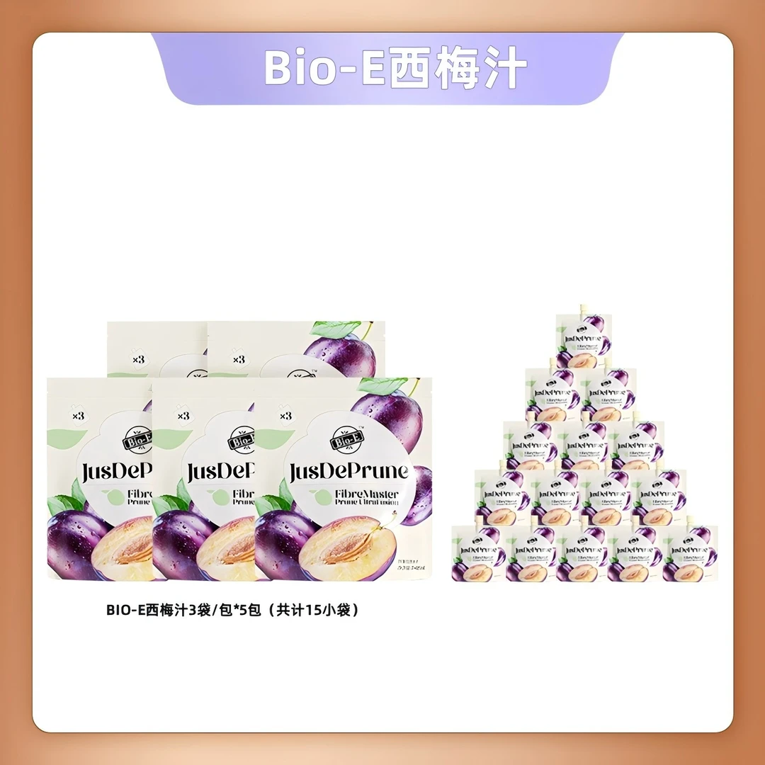 【浪胃仙专属】Bio-E  新升级版西梅汁纤维（140ml*3小袋/包）浓缩