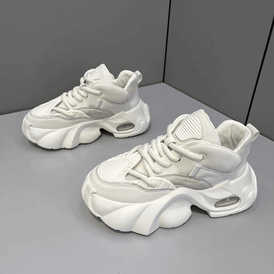 厚底老爹鞋男款2023秋季新款增高鞋子超火男鞋时尚百搭休闲运动鞋