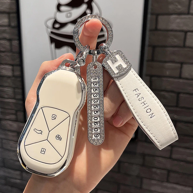 适用小鹏2022款p7钥匙套p5/g3/g3i专用汽车保护壳时尚男女包壳扣