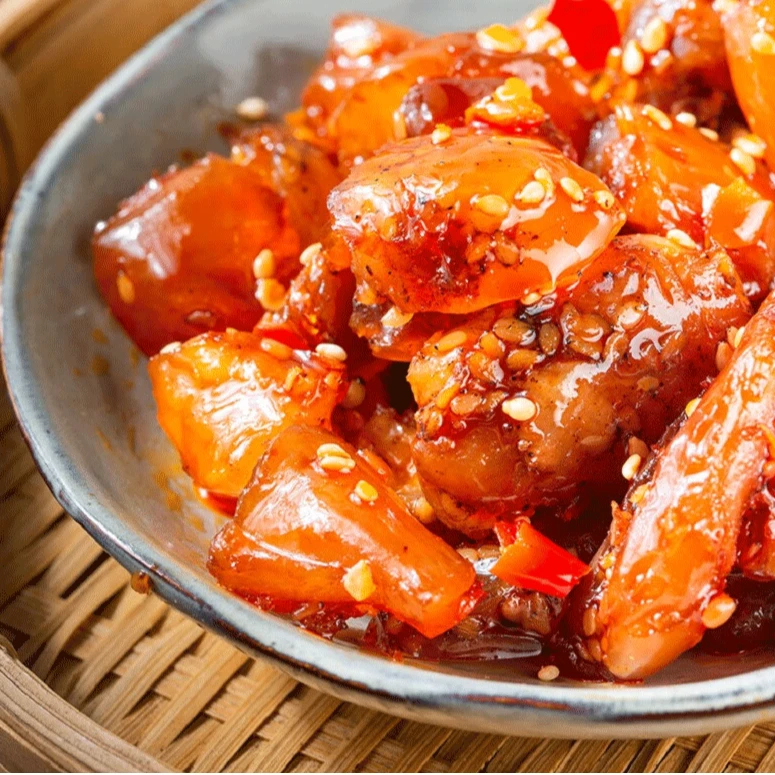 【19.9发60包】内蒙古特产牛筋牛肉香辣牛板筋卤味零食批发筋头乐总