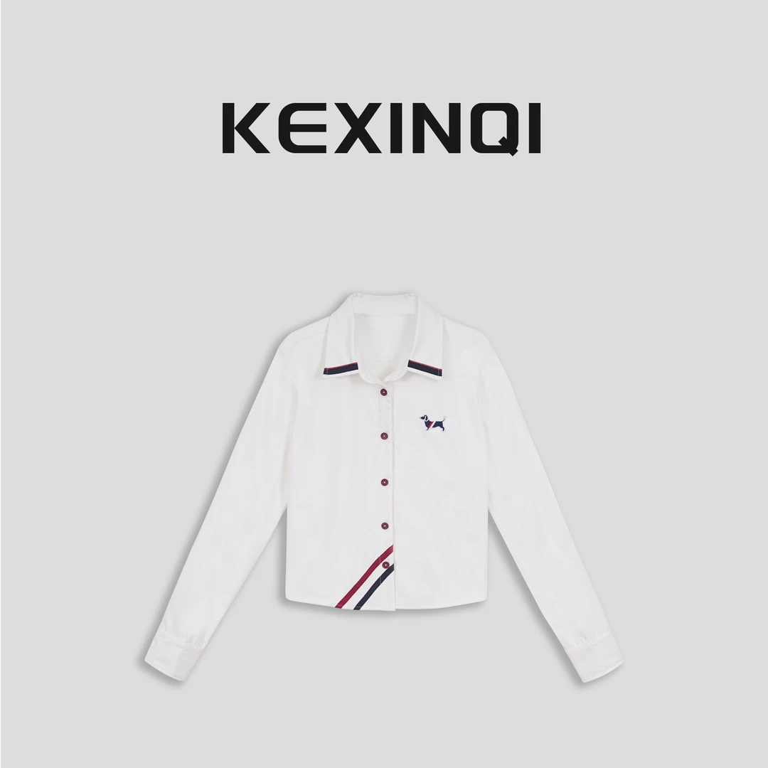 KEXIN 斜纹加绒衬衫 2024秋冬新款加厚加绒款衬衫-2411CSZKX21460