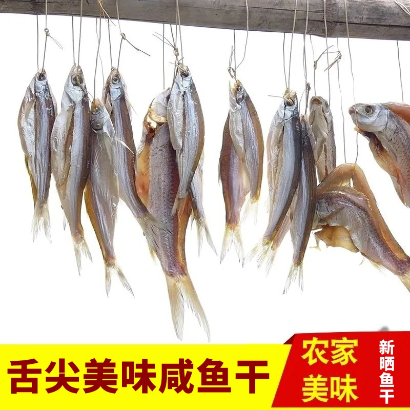 餐条鱼淡水小河鱼干咸鱼干刁子鱼干小白条鱼干货翘嘴鱼批发包邮