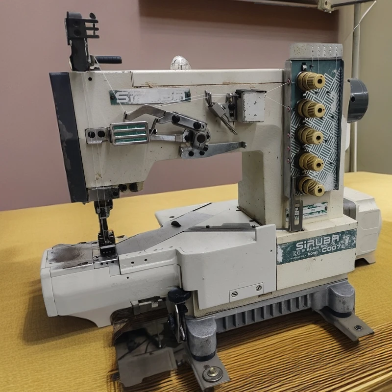 工业缝纫机银箭牌三针五线冚车